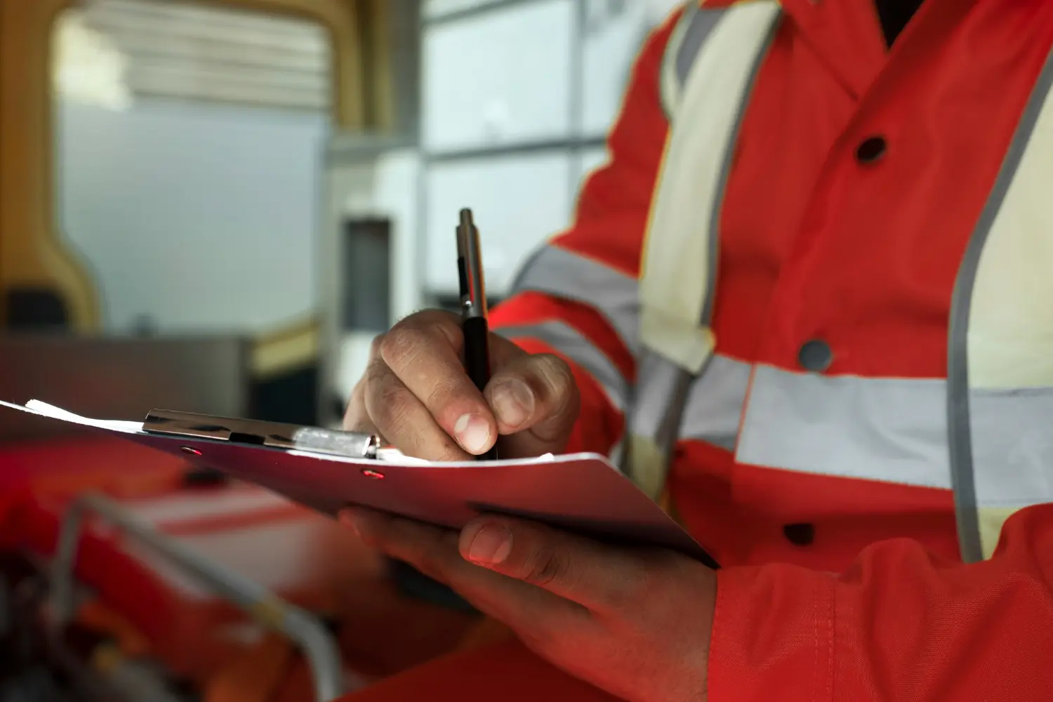 Engenheiro de Segurança do Trabalho realizando laudos SST